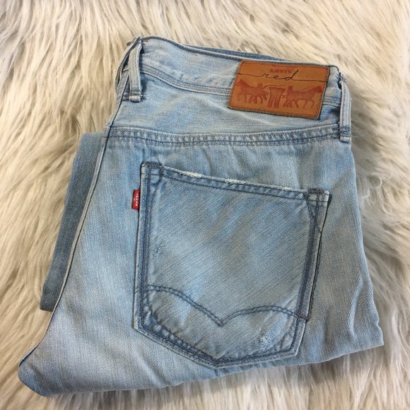 RARE Levi's "Red" Bootcut Jeans 32x32 - Picture 2 of 8